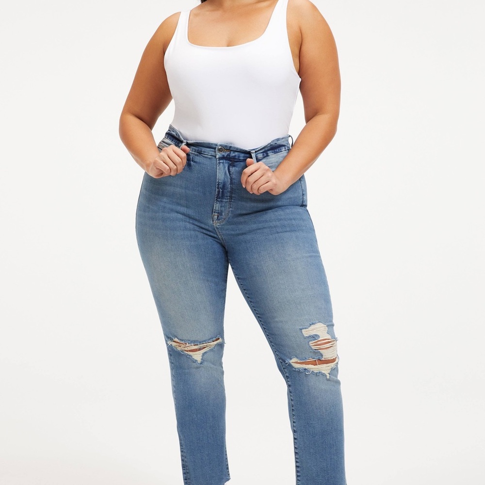 Good American Good Straight Jeans | Sz 22 Plus | Excellent Condition